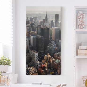 Canvas schilderijen From the Empire State Building Upper Manhattan NY