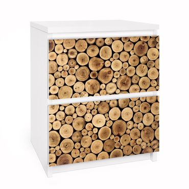 Meubelfolie IKEA Malm Ladekast Homey Firewood