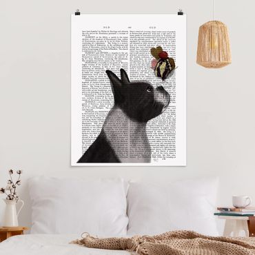Posters Animal Reading - Terrier With Ice