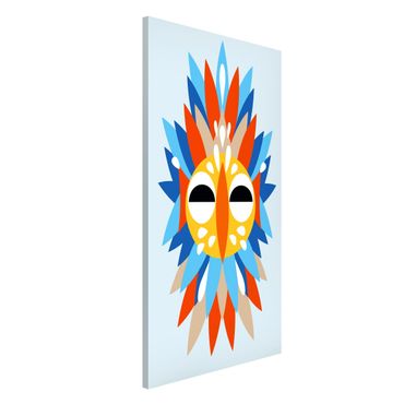 Magneetborden Collage Ethnic Mask - Parrot