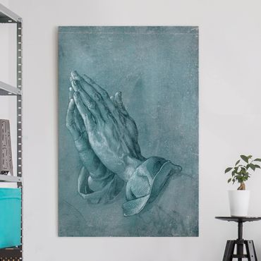 Canvas schilderijen Albrecht Dürer - Study Of Praying Hands
