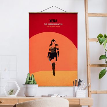 Stoffen schilderij met posterlijst Film Poster Xena