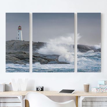 Canvas schilderijen - 3-delig Lighthouse
