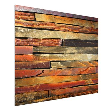 Forex schilderijen Stack of Planks