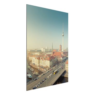Aluminium Dibond schilderijen Berlin In The Morning