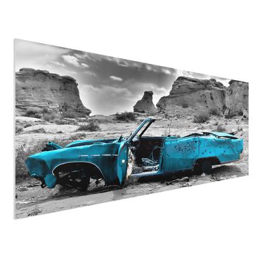 Forex schilderijen Turquoise Cadillac