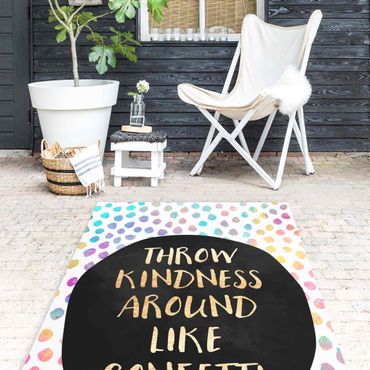 Vinyl tapijt Throw Kindness Around Like Confetti