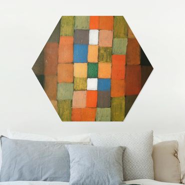 Hexagons Aluminium Dibond schilderijen Paul Klee - Static-Dynamic Increase