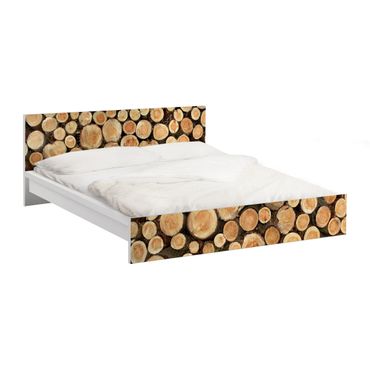 Meubelfolie IKEA Malm Bed No.YK18 Tree Trunks