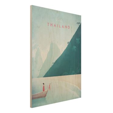 Houten schilderijen Travel Poster - Thailand