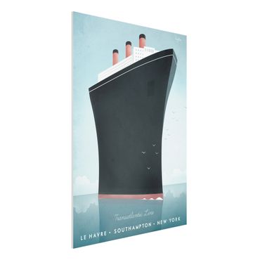 Forex schilderijen Travel Poster - Cruise Ship