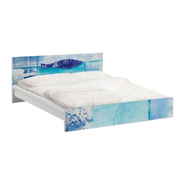 Meubelfolie IKEA Malm Bed Fish In The Blue