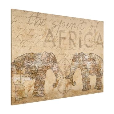 Magneetborden Vintage Collage - Spirit Of Africa