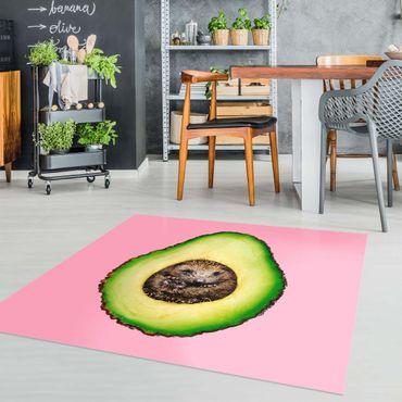 Vinyl tapijt Avocado With Hedgehog