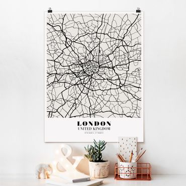 Posters London City Map - Classic