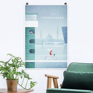 Posters Travel Poster - Copenhagen