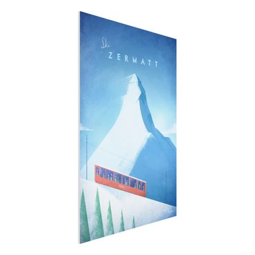 Forex schilderijen Travel Poster - Zermatt