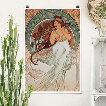 Posters Alfons Mucha - Four Arts - Music