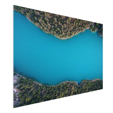 Forex schilderijen Aerial View - Deep Blue Sea