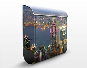 Brievenbussen Hong Kong Skyline