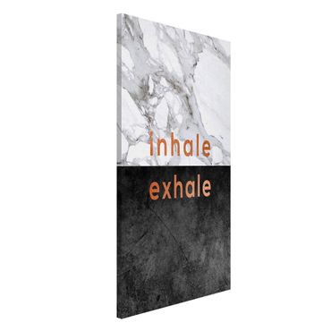 Magneetborden Inhale Exhale Copper And Marble