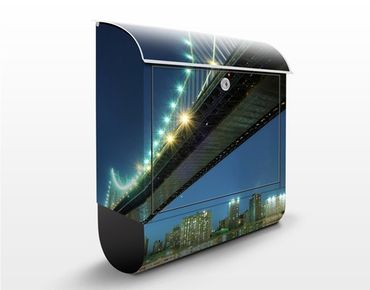 Brievenbussen Abstract Manhattan Bridge