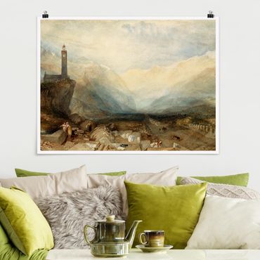 Posters William Turner - The Splugen Pass