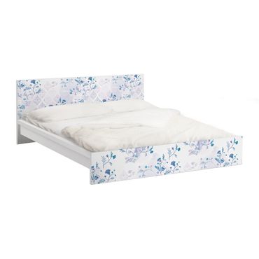 Meubelfolie IKEA Malm Bed Blue Fantasy Pattern