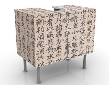 Wastafelonderkasten Chinese Characters