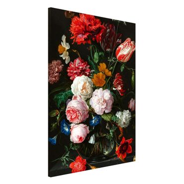Magneetborden Jan Davidsz De Heem - Still Life With Flowers In A Glass Vase