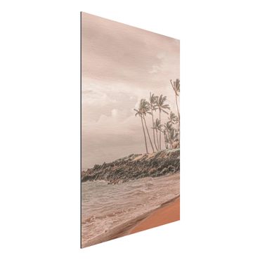 Aluminium Dibond schilderijen Aloha Hawaii Beach ll