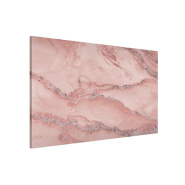 Magneetborden Colour Experiments Marble Light Pink And Glitter