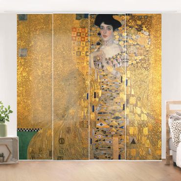 Schuifgordijnen Gustav Klimt - Portrait Of Adele Bloch-Bauer I
