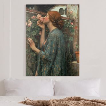 Canvas schilderijen John William Waterhouse - The Soul Of The Rose