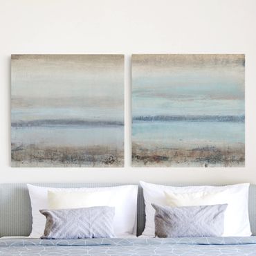 Canvas schilderijen - 2-delig  Horizon Over Blue Set I