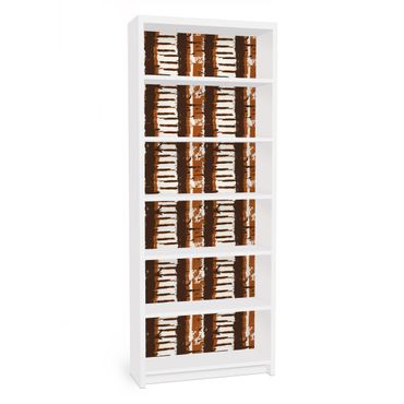 Meubelfolie IKEA Billy Boekenkast Billy Bookshelf – Ethno Strips