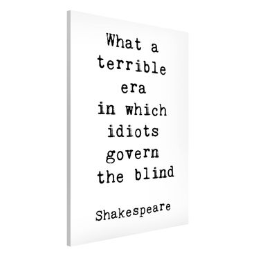 Magneetborden What A Terrible Era Shakespeare