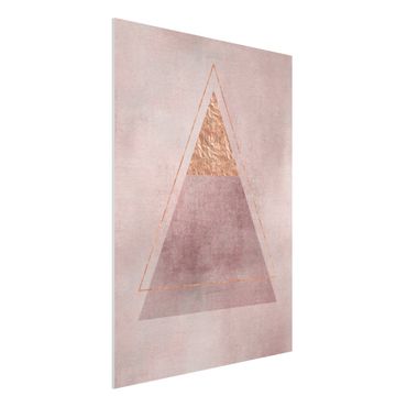 Forex schilderijen Geometry In Pink And Gold II