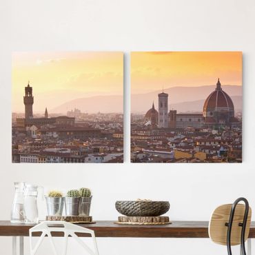 Canvas schilderijen - 2-delig  Florence