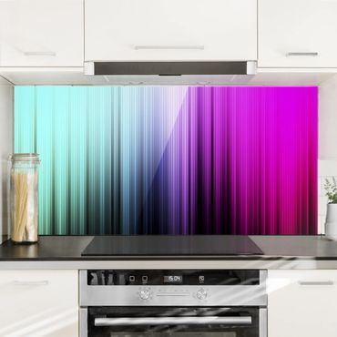 Spatscherm keuken Rainbow Display