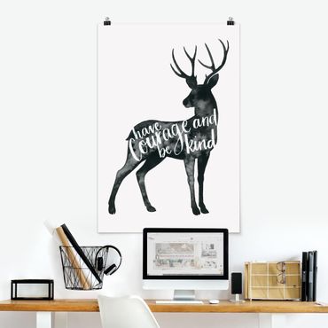 Posters Animals With Wisdom - Hirsch