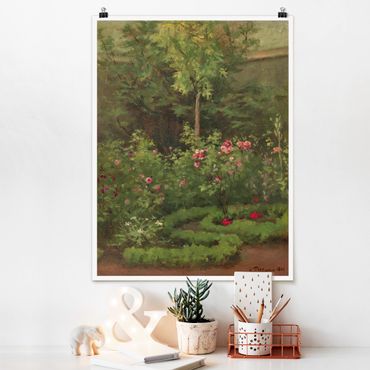 Posters Camille Pissarro - A Rose Garden