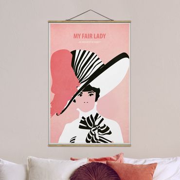 Stoffen schilderij met posterlijst Film Poster My Fair Lady