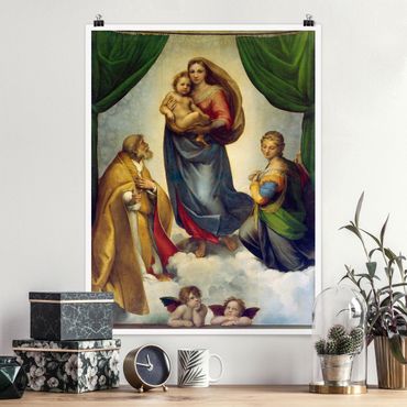 Posters Raffael - The Sistine Madonna