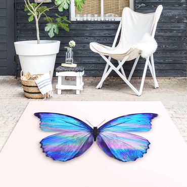 Vinyl tapijt Holographic Butterfly