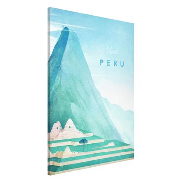Magneetborden Travel Poster - Peru