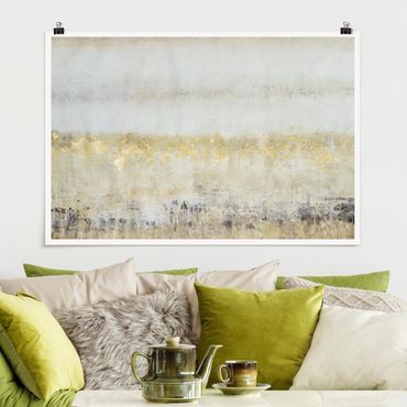Posters Golden Colour Fields I