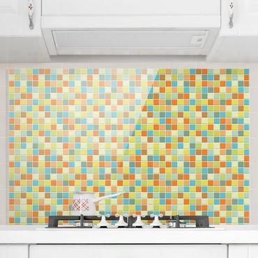 Spatscherm keuken Mosaic Tiles Sommerset