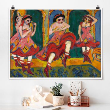 Posters Ernst Ludwig Kirchner - Czardas Dancers