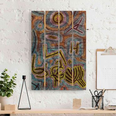 Houten schilderijen op plank Paul Klee - Catharsis